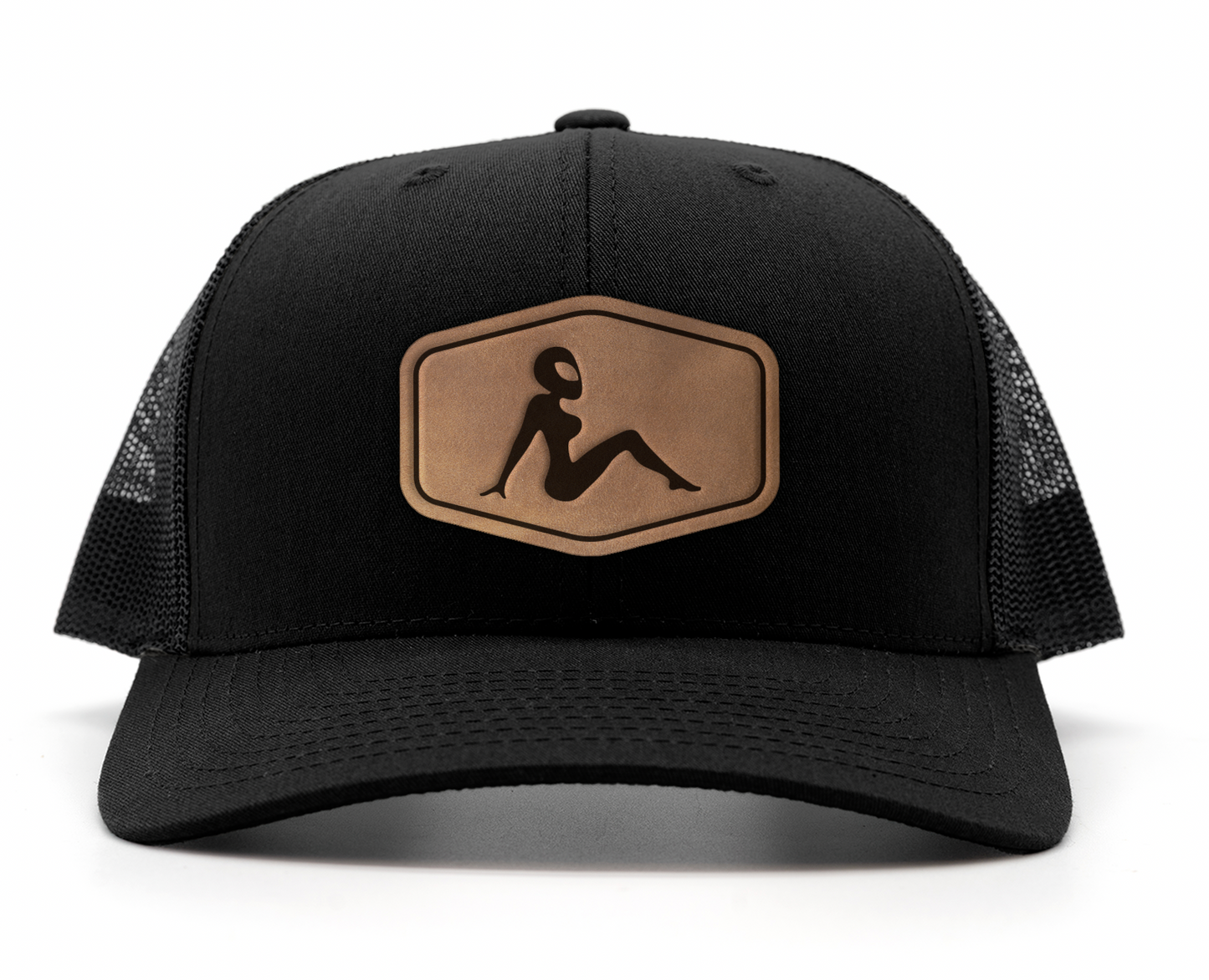 Black Haulin' Aliens Space Trucker Hat