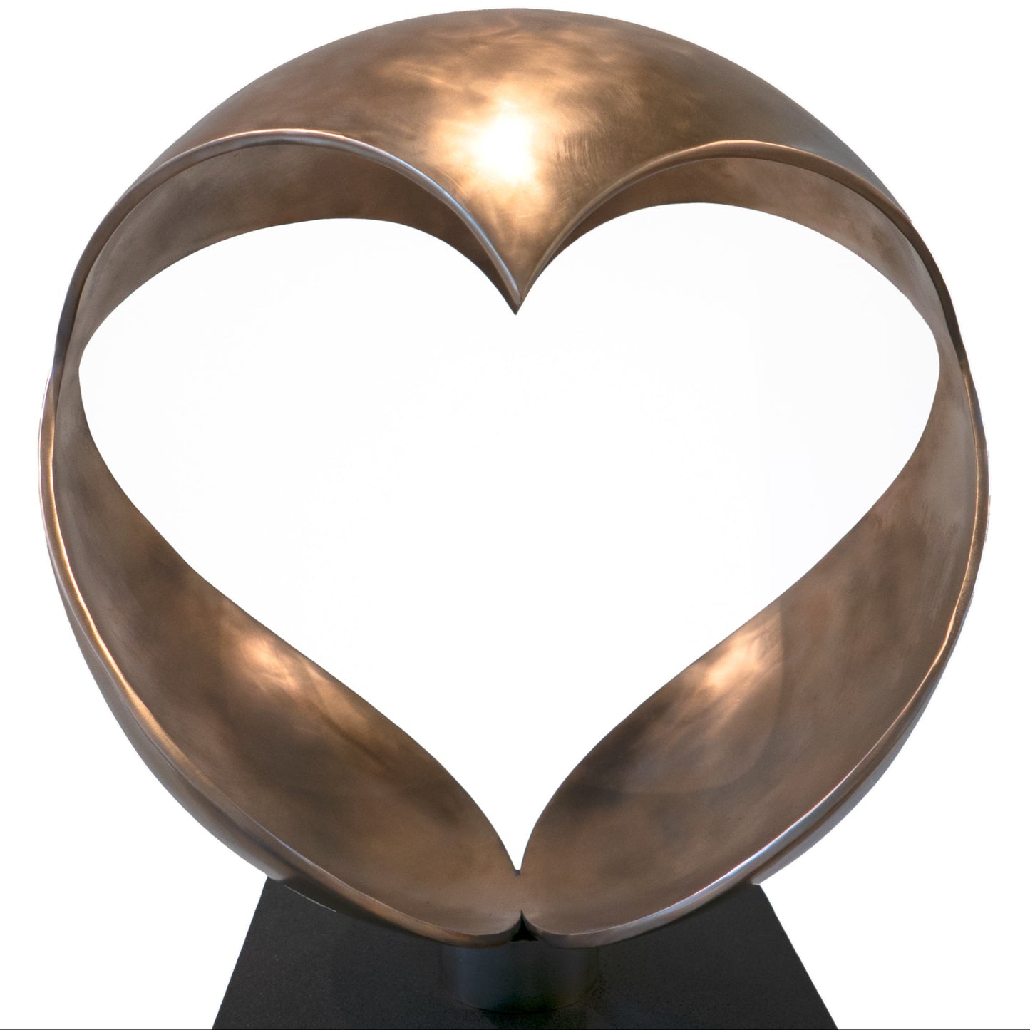 HeartSphere Bronze sculpture by Brian Kane