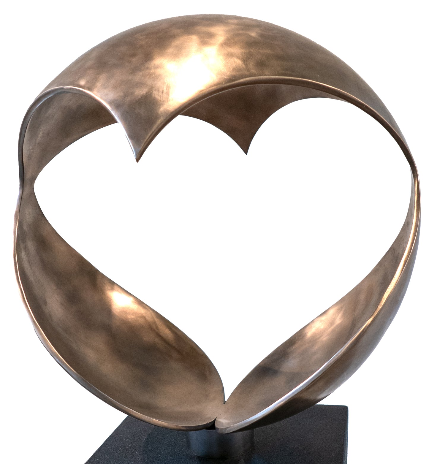 HeartSphere Bronze sculpture by Brian Kane