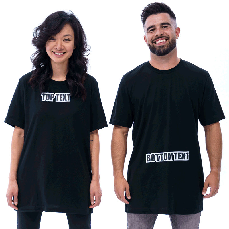 Bottom Text T-Shirt