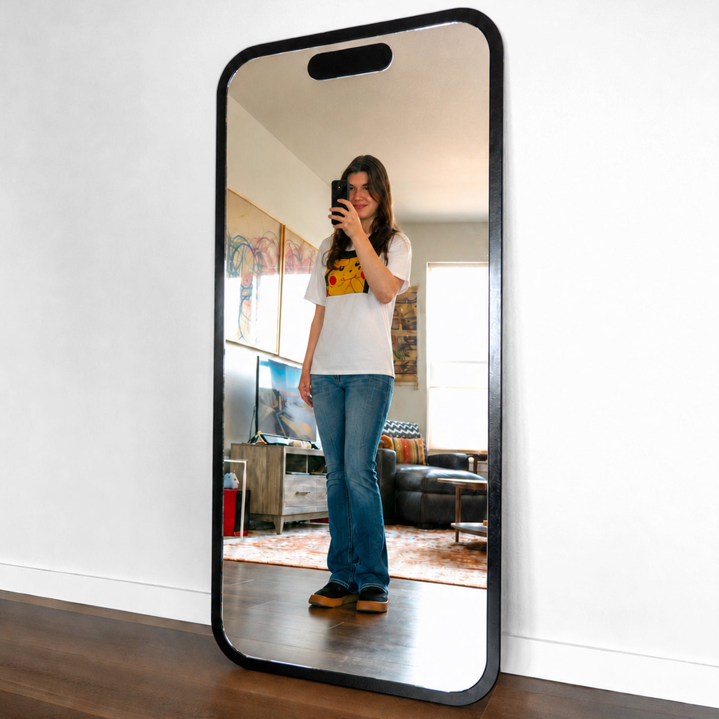 Mirror Pro™ iPhone Floor Mirror