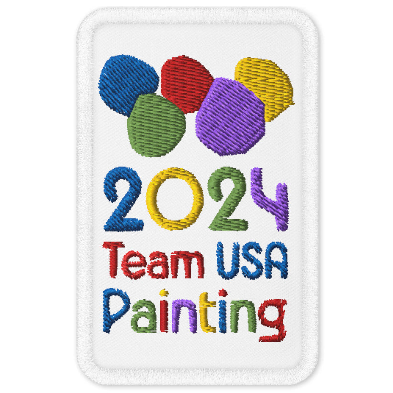 USA Olympic Painting Team 2024 Embroidered Patch