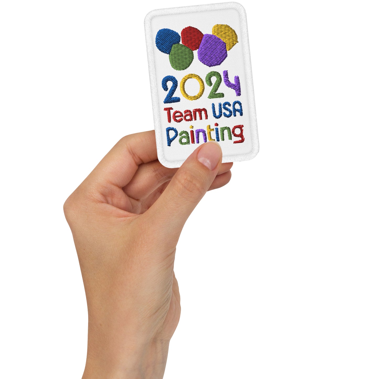 USA Olympic Painting Team 2024 Embroidered Patch
