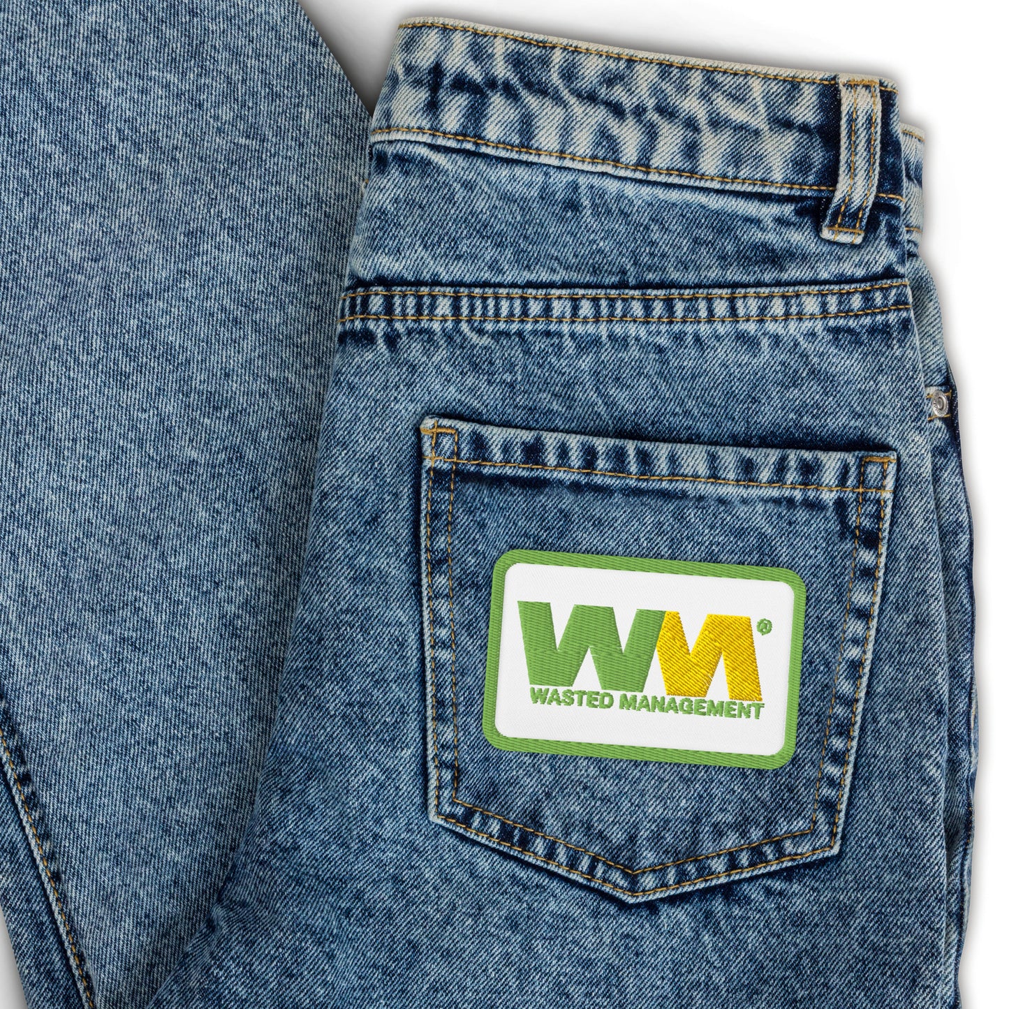 Wasted Management Embroidered Patch