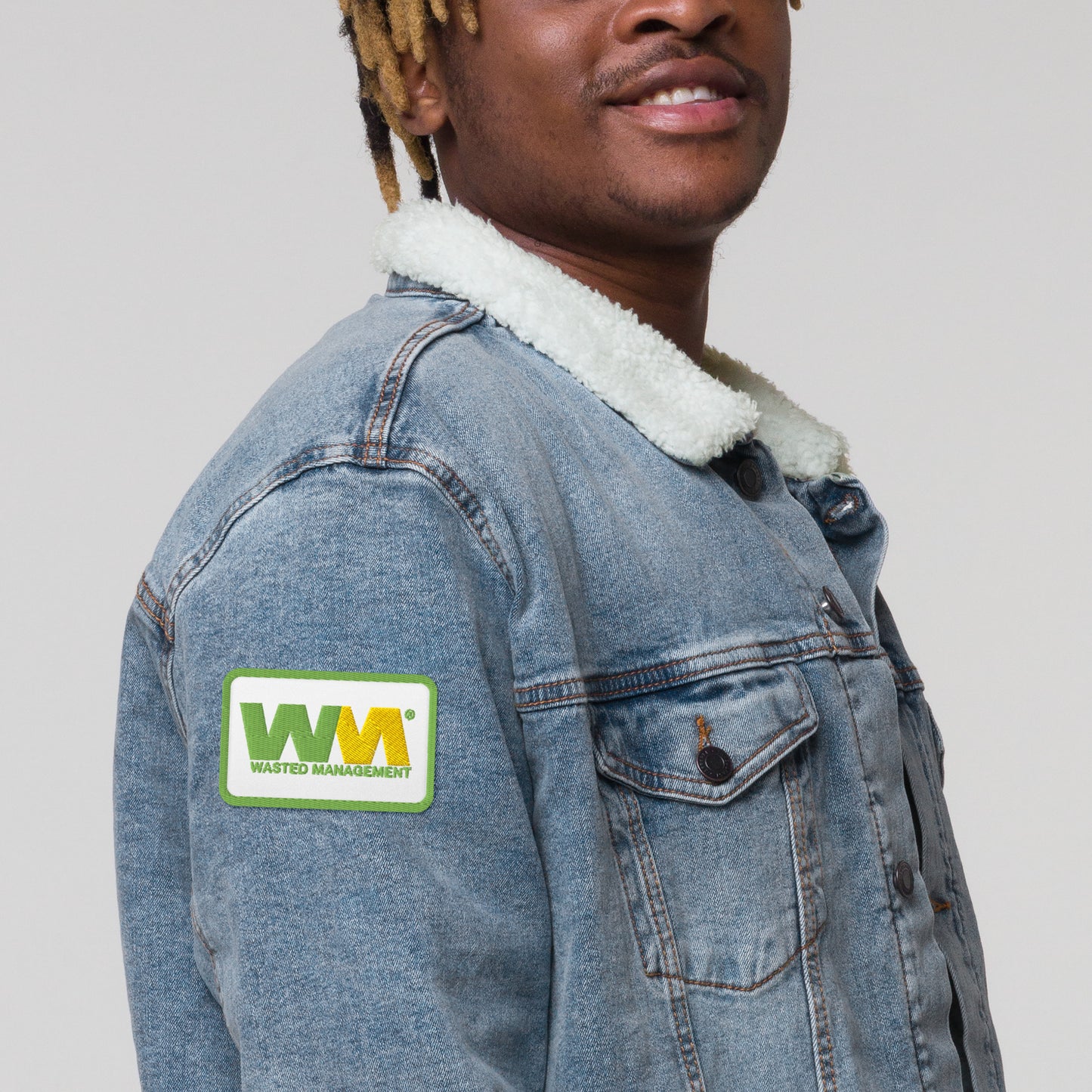 Wasted Management Embroidered Patch